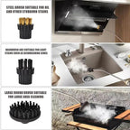 Vaporizador de alta pressão 2500W com 5 escovas e 6 velocidades para limpeza multiusos