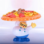 Jogo de equilíbrio de pizza, jogo de tabuleiro infantil educativo montessori