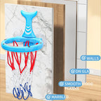 Jogo de basquete para banho com ventosa e minibolas, brinquedo interativo de banheira BPA-free