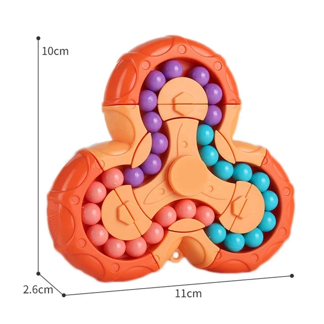 Cubo labirinto de contas brinquedo fidget anti-stress para crianças e adultos