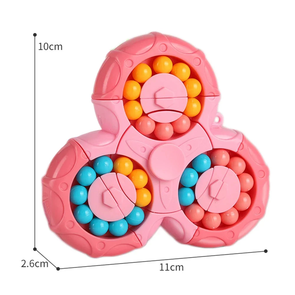 Cubo labirinto de contas brinquedo fidget anti-stress para crianças e adultos