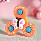 Brinquedos de banho giratórios set de 3 estimulação sensorial bebé coloridos