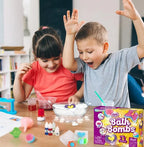 Kit DIY Bombas de Banho coloridas e educativas para crianças a partir de 6 anos