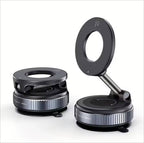 Suporte magnético para telemóvel 360° ajustável com ventosa para carro e casa