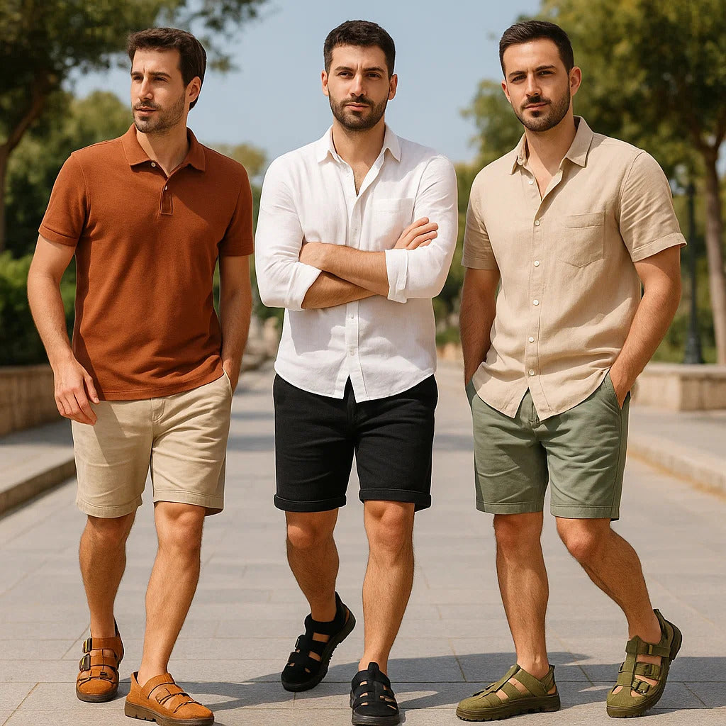 Emko - Sandálias masculinas de verão - Leves e confortáveis