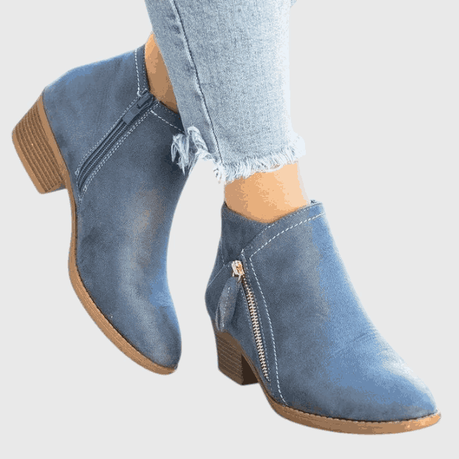 Botins chelsea tornozelo acolchoados com suporte ortopédico