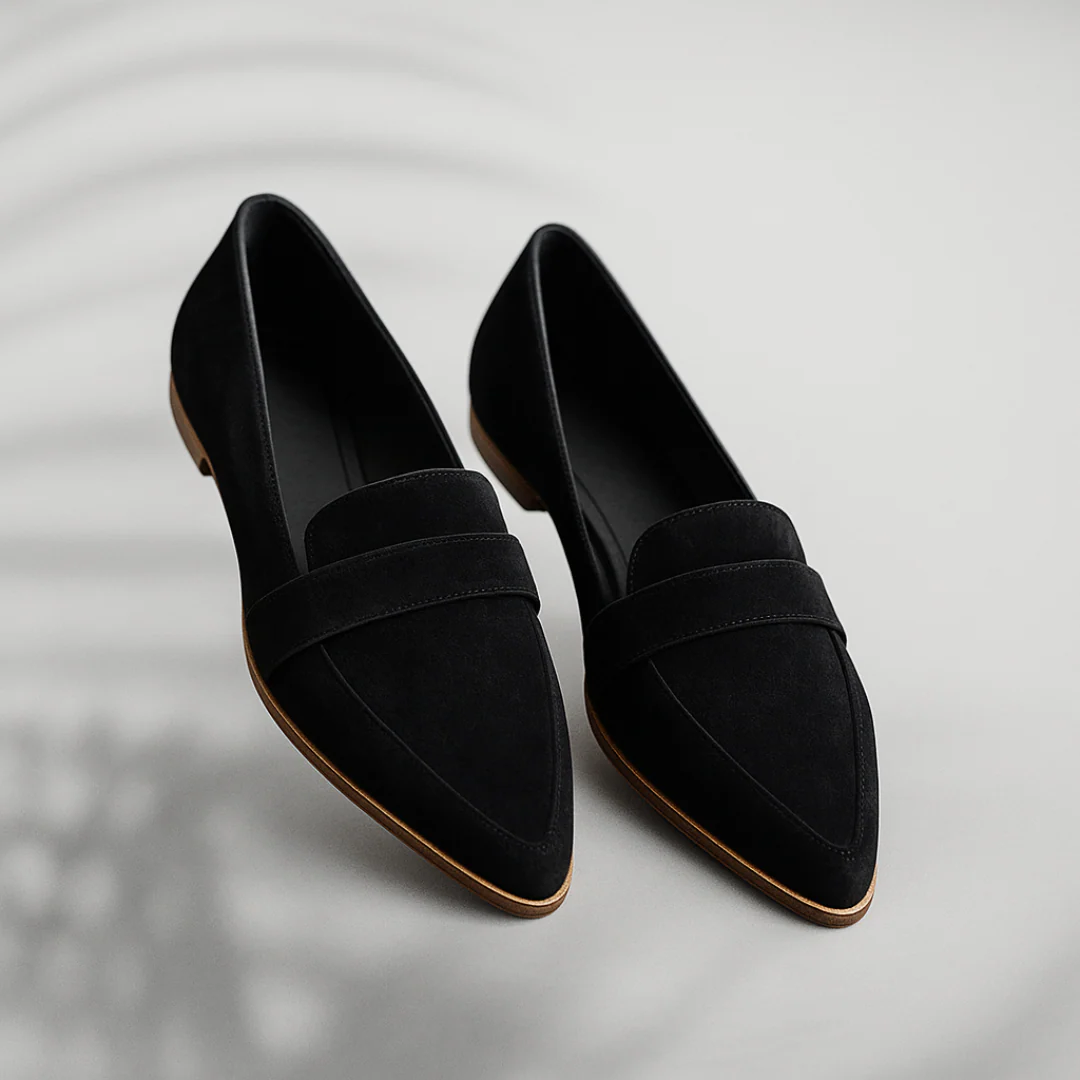 Mocassins ortopédicos femininos slip on com palmilha anatômica e sola antiderrapante