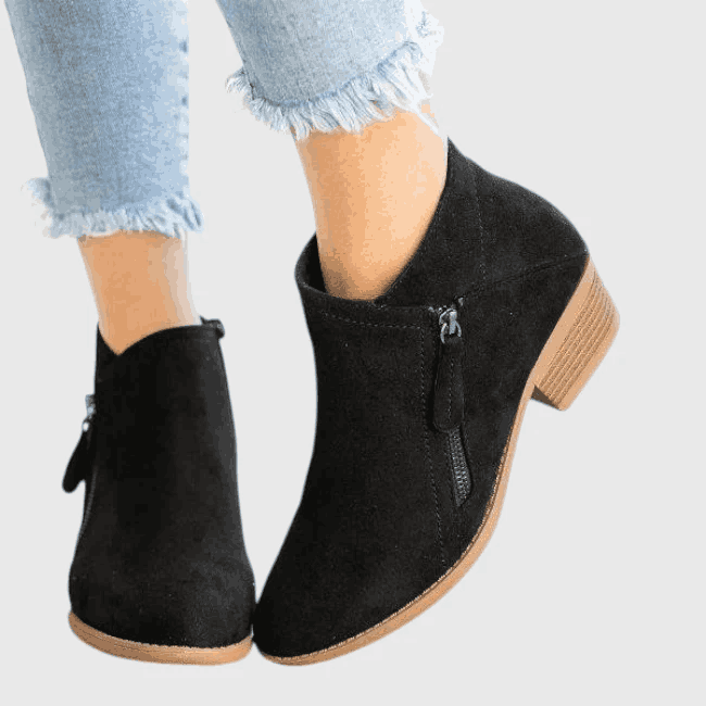 Botins chelsea tornozelo acolchoados com suporte ortopédico