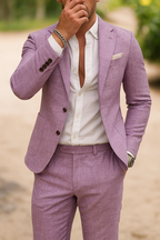 Fato de homem linho slim fit em várias cores disponíveis