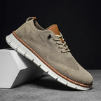 Sapatos masculinos respiráveis com palmilha ergonómica design clássico