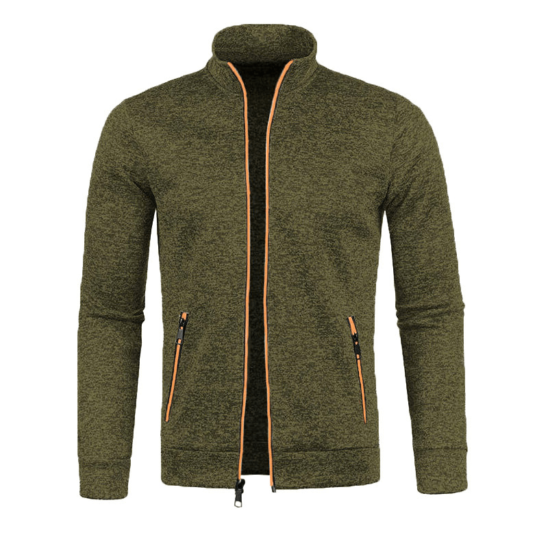 Colete fleece homem com fecho de correr leve e quente