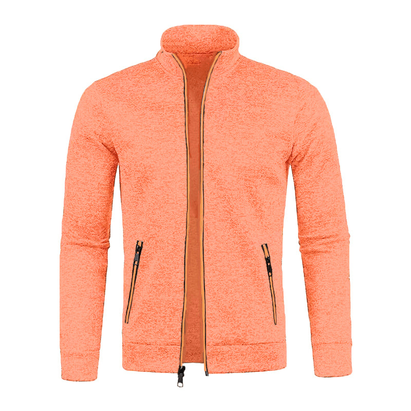 Colete fleece homem com fecho de correr leve e quente
