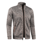 Colete fleece homem com fecho de correr leve e quente