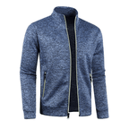 Colete fleece homem com fecho de correr leve e quente