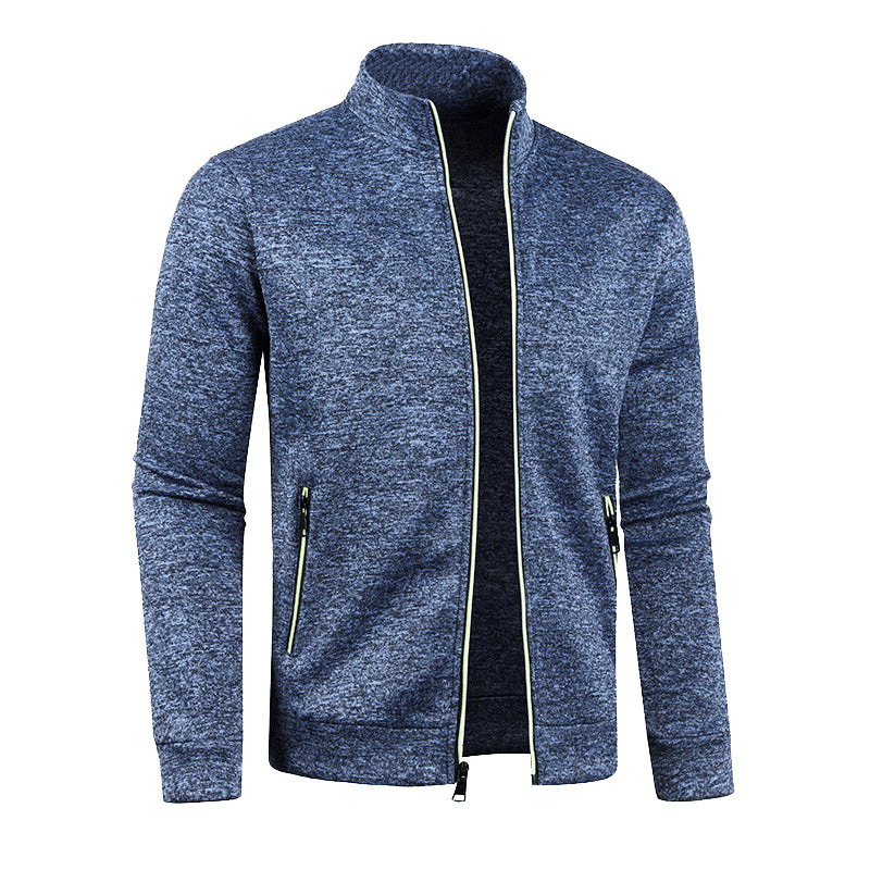 Colete fleece homem com fecho de correr leve e quente