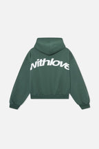 Hoodie mulher mix de algodão caimento relaxado minimalista