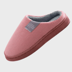 Pantufas femininas quentes e macias disponíveis em várias cores