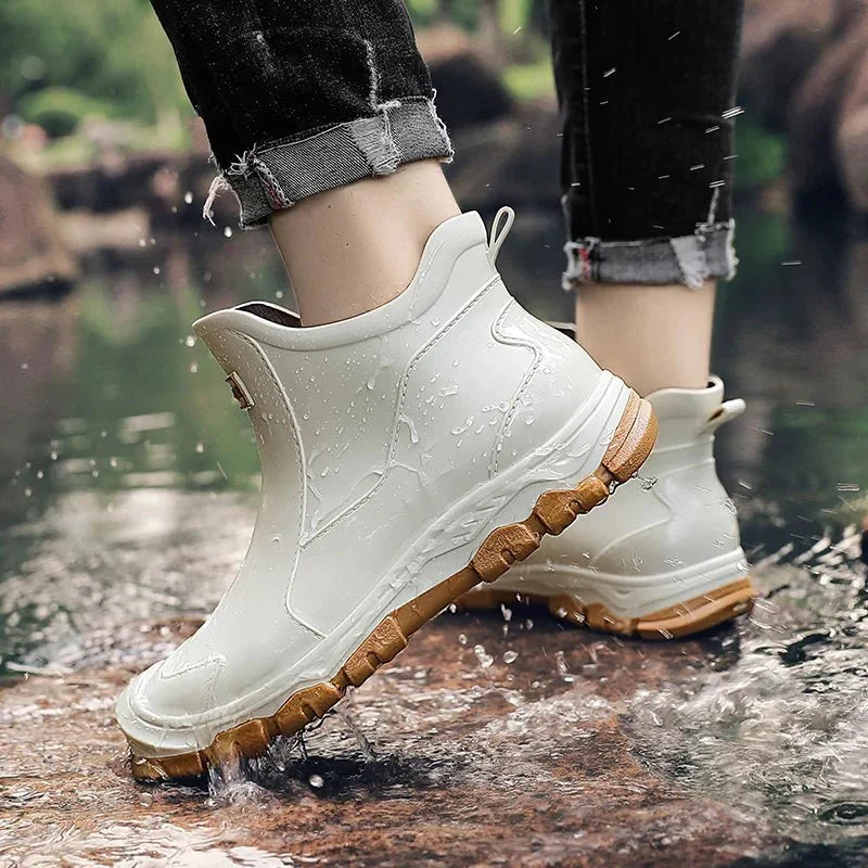 Botas de terreno impermeáveis homem com sola isolada antiderrapante