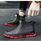 Botas de terreno impermeáveis homem com sola isolada antiderrapante