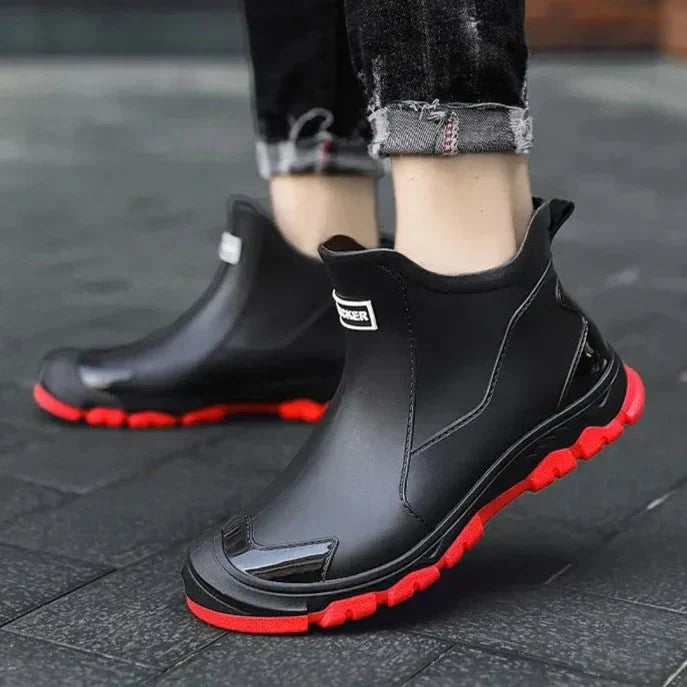 Botas de terreno impermeáveis homem com sola isolada antiderrapante