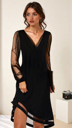 Vestido longo feminino com tecido brilhante pailleté para festa e gala