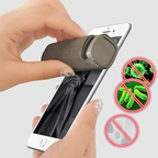 Spray limpa ecrã 3 em 1 touchscreen com microfibra, portátil, azul e cinzento