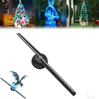 Projetor LED Fan Holograma 3D com efeito realista e alta resolução