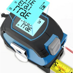 Trena a laser 3 em 1 com medição infravermelha digital e ecrã display, alcance 40m/60m
