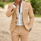 Fato de homem linho slim fit em várias cores disponíveis