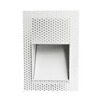 Luz de parede LED embutida com painel perfurado e sensor de movimento, 3W, para corredor e escadas