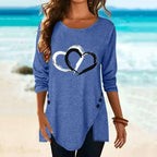 Camisa de verão feminina leve e confortável, disponível em 6 cores do S ao 3XL