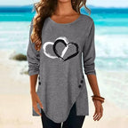 Camisa de verão feminina leve e confortável, disponível em 6 cores do S ao 3XL