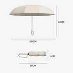 Guarda-chuva antivento com material refletor resistente a tempestades