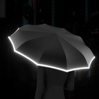 Guarda-chuva antivento com material refletor resistente a tempestades