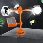 Espantalho solar rotativo 360° repelente de pássaros ultrassônico reflexivo para jardim
