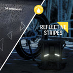 Mala de bicicleta 3 em 1 para bagageira, mochila e mão, 23L impermeável TPU