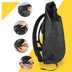 Mala de bicicleta 3 em 1 para bagageira, mochila e mão, 23L impermeável TPU