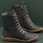 Botins femininos artesanais com sola antiderrapante em várias cores
