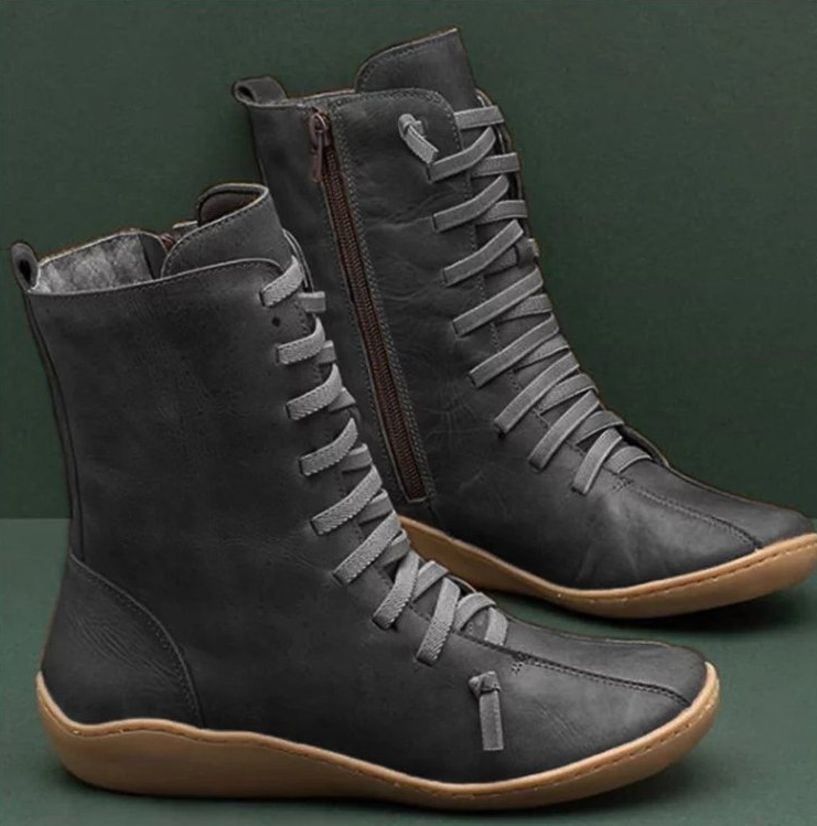 Botins femininos artesanais com sola antiderrapante em várias cores