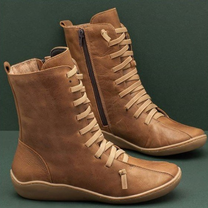 Botins femininos artesanais com sola antiderrapante em várias cores