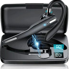 Headset Bluetooth 5.1 com cancelamento de ruído e microfones duplos