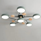 Luminária LED semi-embutida halo design moderno ferro e acrílico
