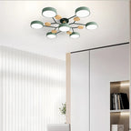 Luminária LED semi-embutida halo design moderno ferro e acrílico