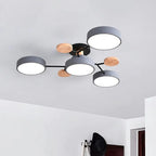 Luminária LED semi-embutida halo design moderno ferro e acrílico