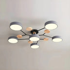 Luminária LED semi-embutida halo design moderno ferro e acrílico