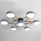 Luminária LED semi-embutida halo design moderno ferro e acrílico