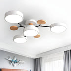 Luminária LED semi-embutida halo design moderno ferro e acrílico