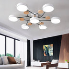 Luminária LED semi-embutida halo design moderno ferro e acrílico