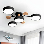 Luminária LED semi-embutida halo design moderno ferro e acrílico