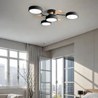 Luminária LED semi-embutida halo design moderno ferro e acrílico